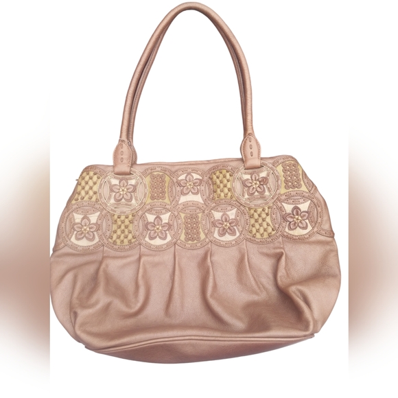 Brighton NALA Leather Metallic Bronze Masterpiece Collection Handbag RETIRED - Picture 7 of 16